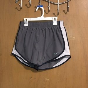 Grey workout shorts
